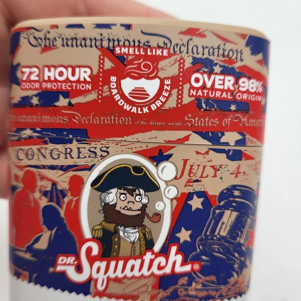 Set of 2 Dr. Squatch Freedom Fresh Mens Natural Aluminum Free Deodorant 2.65oz
